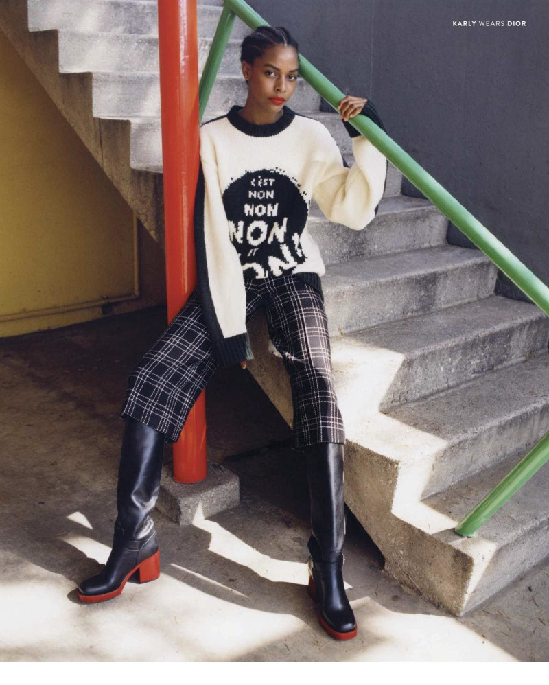 Karly Loyce featured in  the Nordstrom advertisement for Fall 2018