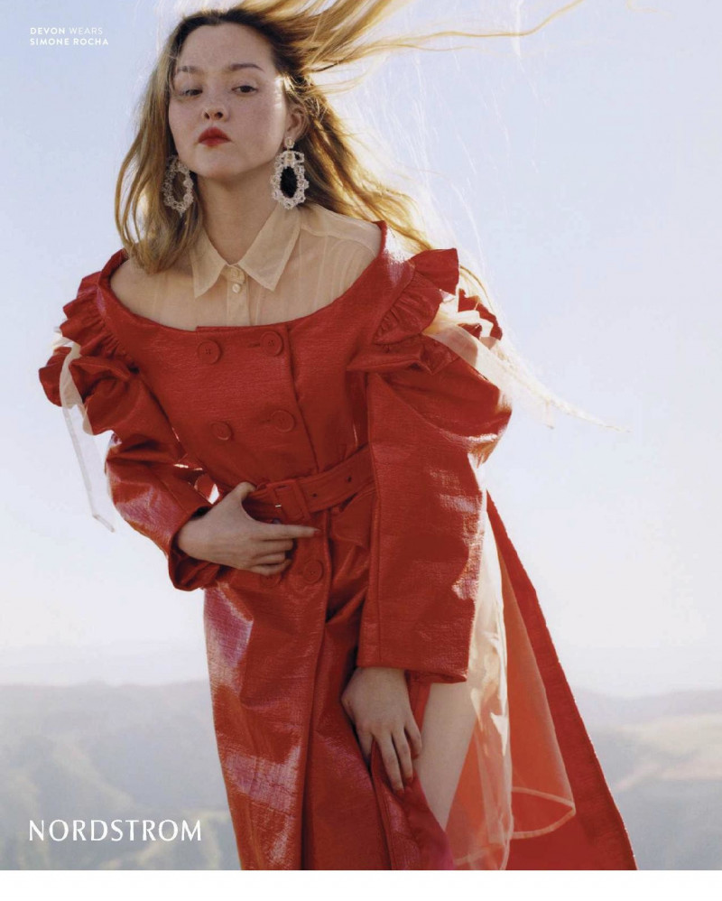 Devon Aoki featured in  the Nordstrom advertisement for Fall 2018