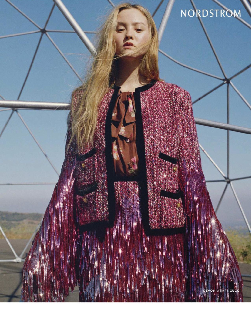 Devon Aoki featured in  the Nordstrom advertisement for Fall 2018