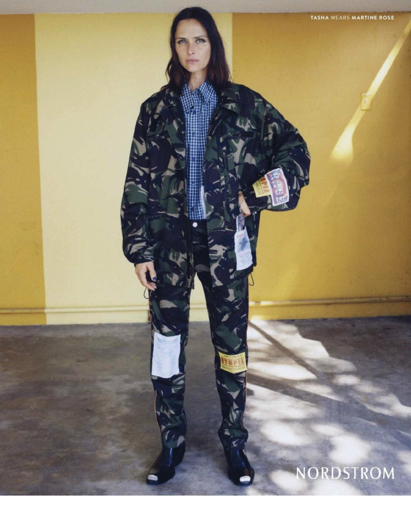 Tasha Tilberg featured in  the Nordstrom advertisement for Fall 2018