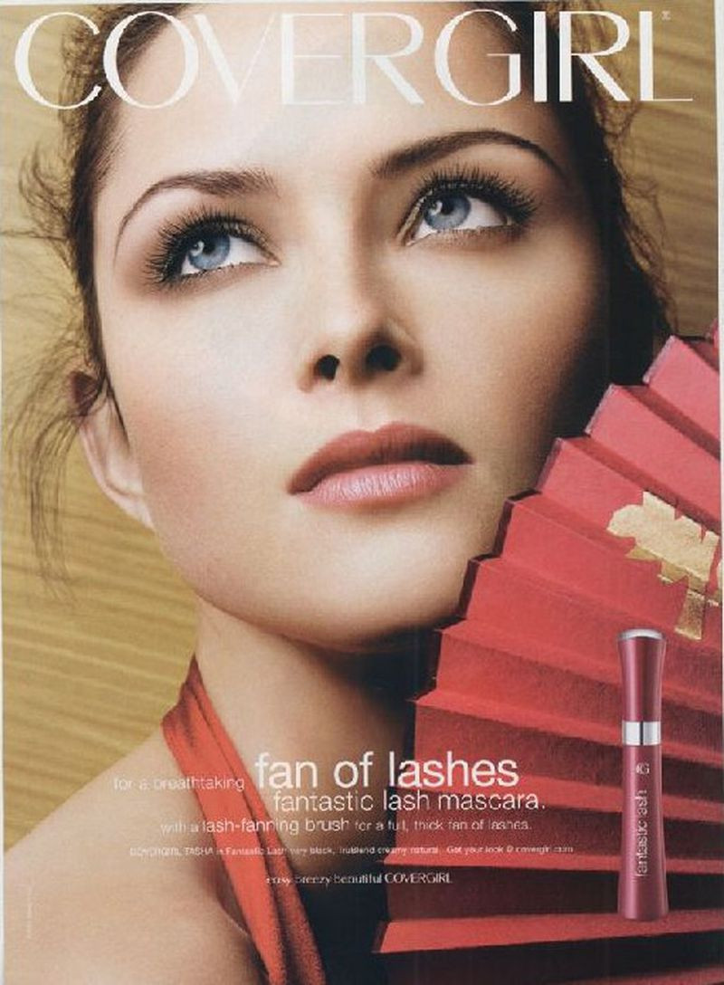 Tasha Tilberg featured in  the Cover Girl advertisement for Spring/Summer 2011