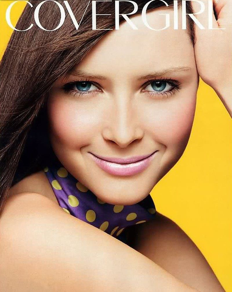 Tasha Tilberg featured in  the Cover Girl advertisement for Autumn/Winter 2008