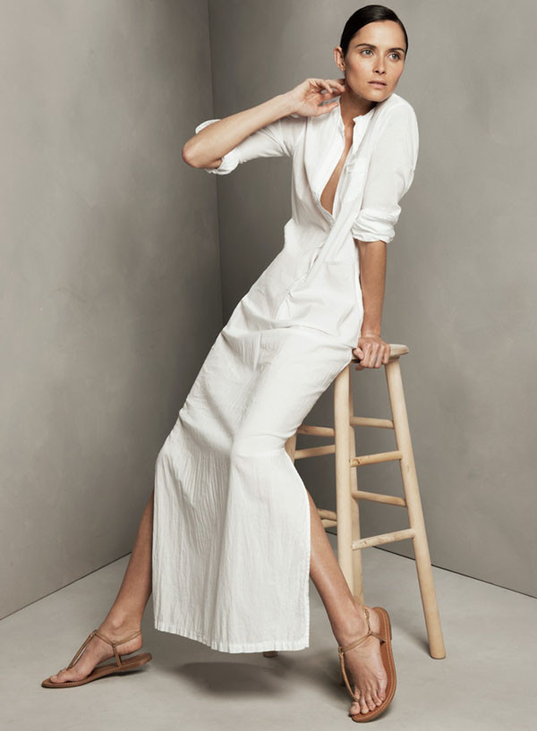Tasha Tilberg featured in  the J.Crew lookbook for Pre-Fall 2011