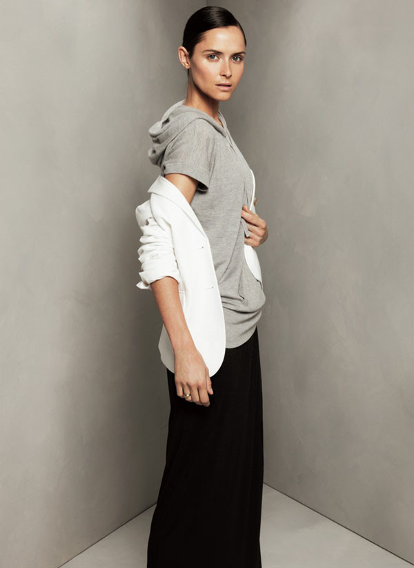 Tasha Tilberg featured in  the J.Crew lookbook for Pre-Fall 2011