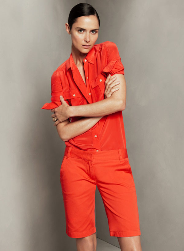 Tasha Tilberg featured in  the J.Crew lookbook for Pre-Fall 2011