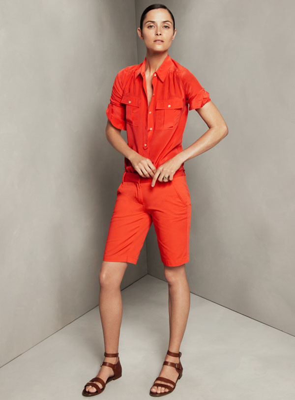 Tasha Tilberg featured in  the J.Crew lookbook for Pre-Fall 2011