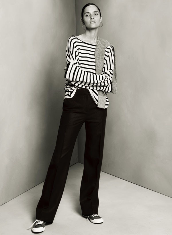 Tasha Tilberg featured in  the J.Crew lookbook for Pre-Fall 2011