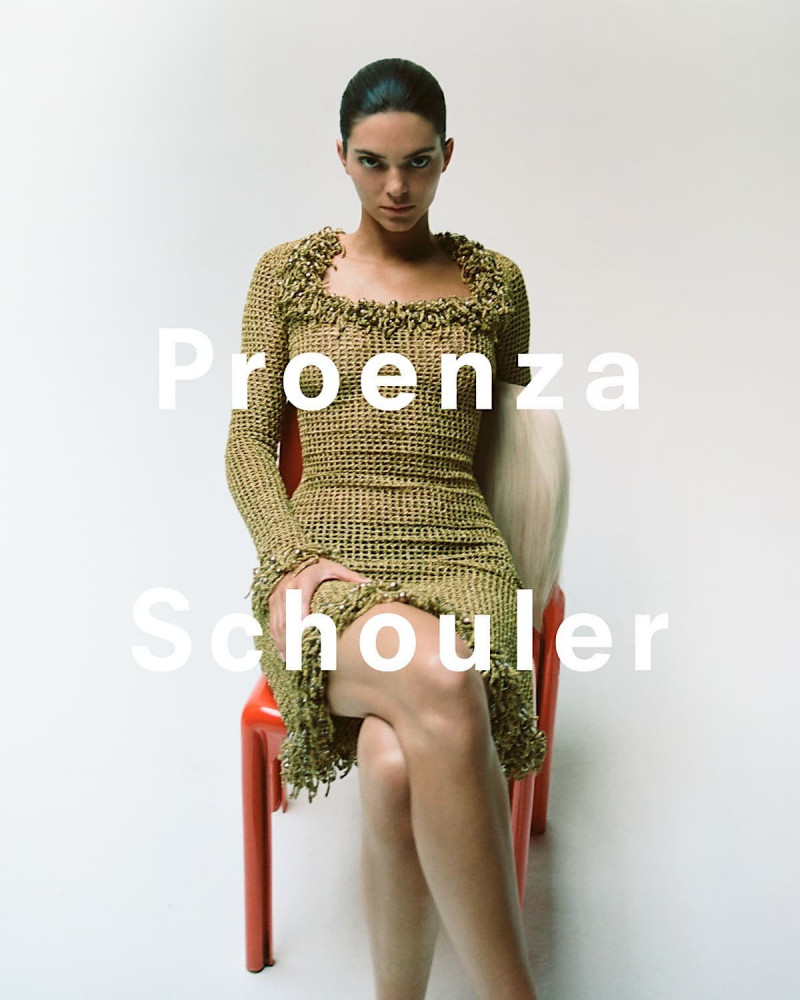 Kendall Jenner featured in  the Proenza Schouler advertisement for Spring/Summer 2023