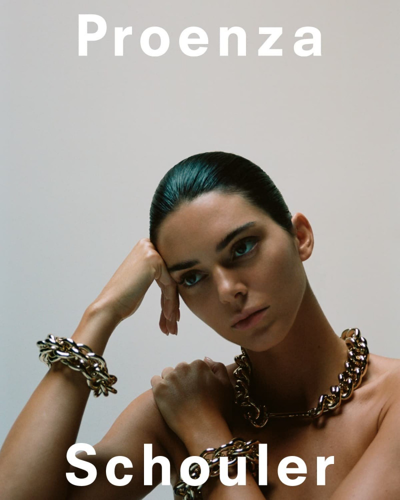 Kendall Jenner featured in  the Proenza Schouler advertisement for Spring/Summer 2023