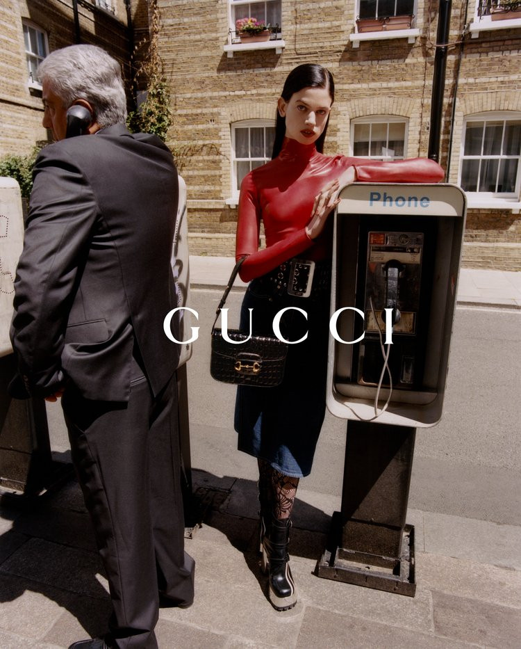 Gucci advertisement for Cruise 2023