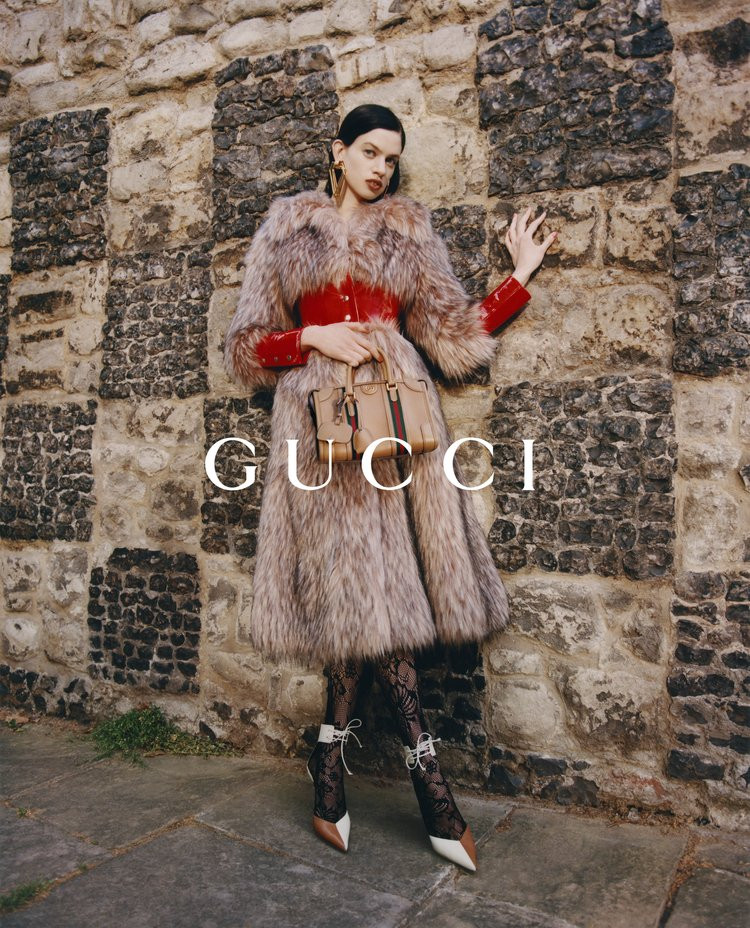 Gucci advertisement for Cruise 2023
