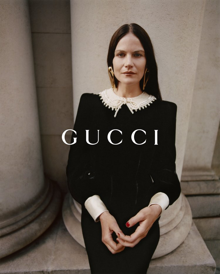 Gucci advertisement for Cruise 2023