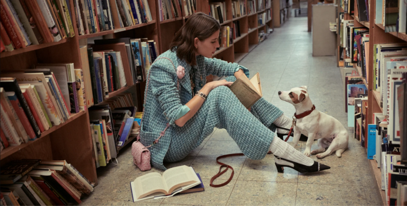 Vivienne Rohner featured in  the Chanel advertisement for Pre-Spring 2023