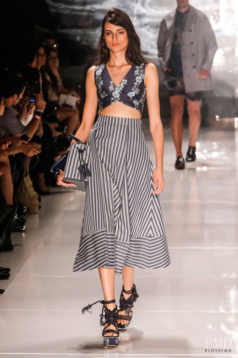 Bruna Ludtke featured in  the Colcci fashion show for Spring/Summer 2015