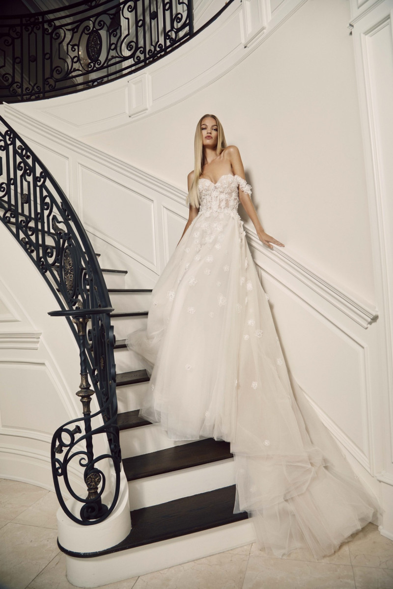 Daphne Groeneveld featured in  the Galia Lahav lookbook for Winter 2022