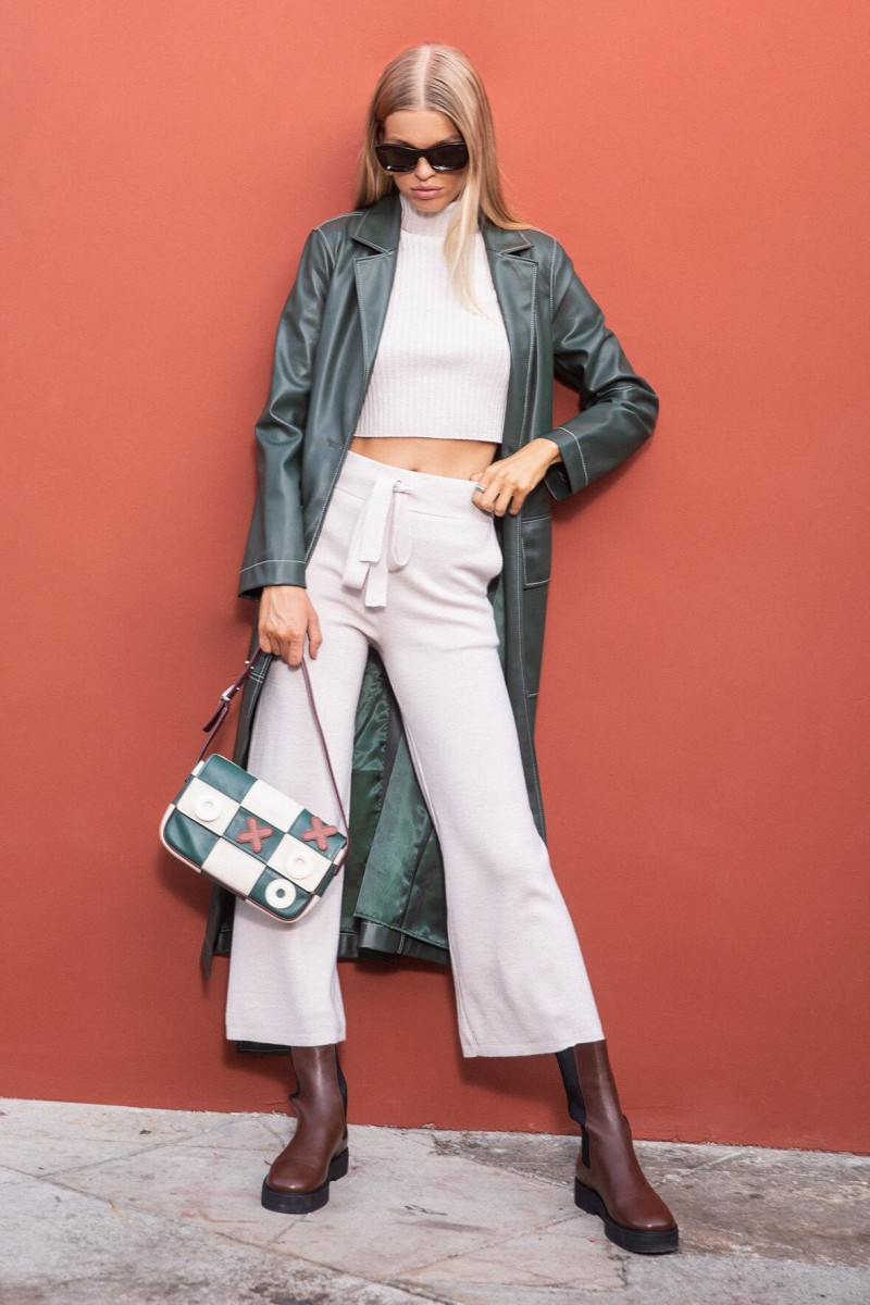 Daphne Groeneveld featured in  the Staud advertisement for Autumn/Winter 2021
