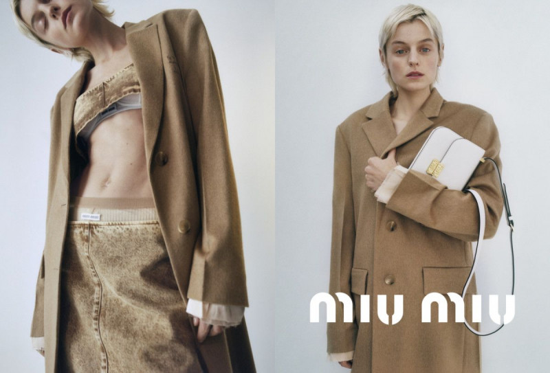 Miu Miu advertisement for Spring/Summer 2023