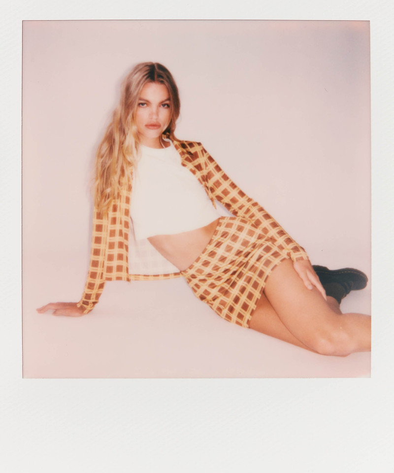 Daphne Groeneveld featured in  the With Jéan catalogue for Pre-Fall 2021