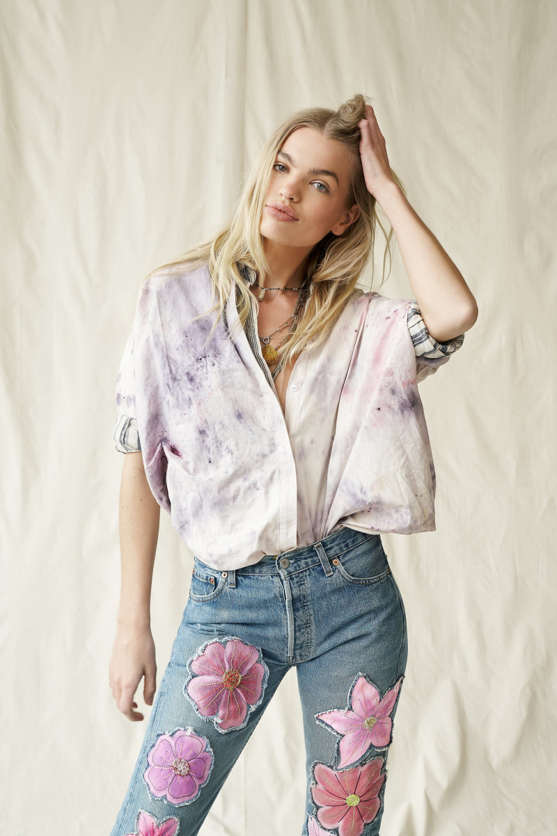 Daphne Groeneveld featured in  the Free People lookbook for Summer 2020