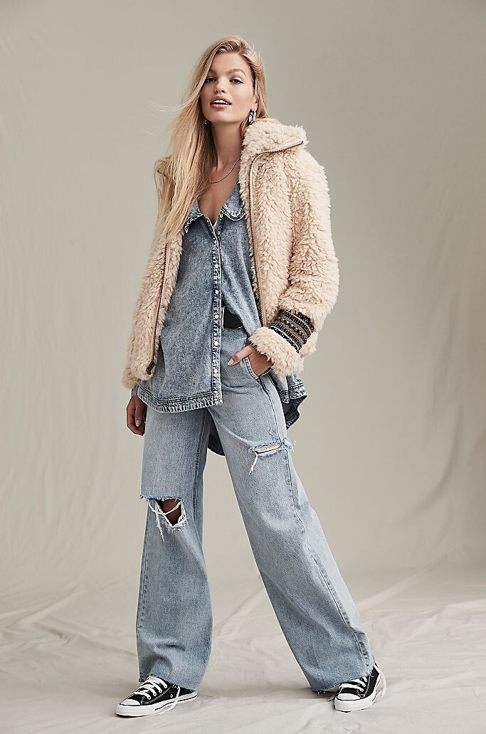 Daphne Groeneveld featured in  the Free People lookbook for Fall 2020