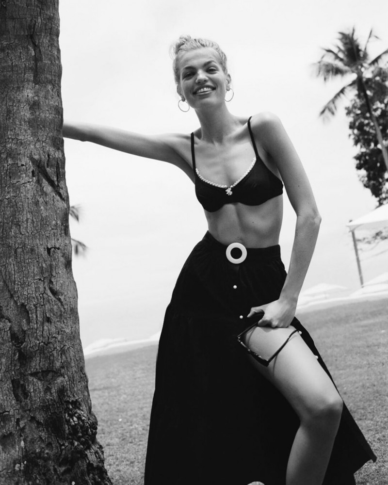 Daphne Groeneveld featured in  the Solid & Stripped advertisement for Summer 2019