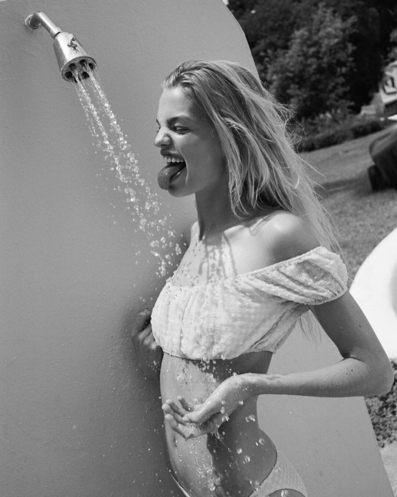 Daphne Groeneveld featured in  the Solid & Stripped advertisement for Summer 2019