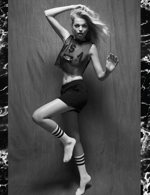 Daphne Groeneveld featured in  the Zoe Karssen x Daphne Groeneveld advertisement for Summer 2016