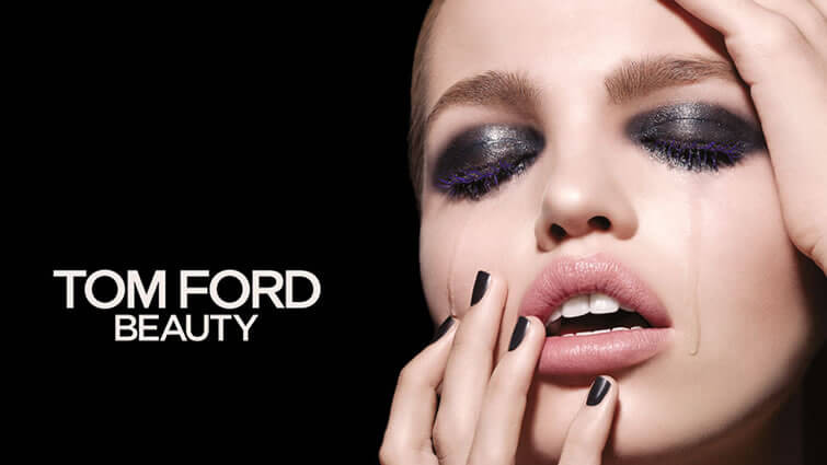 Daphne Groeneveld featured in  the Tom Ford Beauty advertisement for Spring/Summer 2016