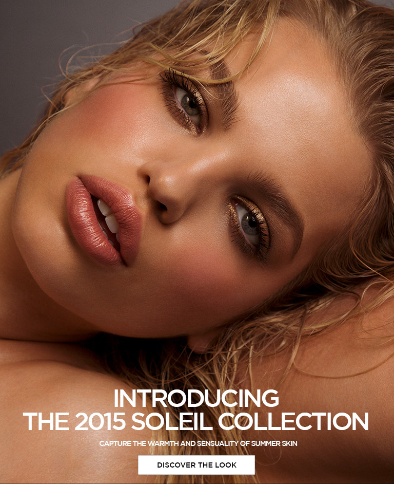 Daphne Groeneveld featured in  the Tom Ford Beauty Soleil Collection 2015 advertisement for Summer 2015