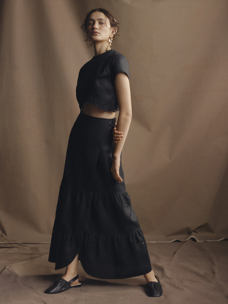 Alissa Sugawara featured in  the SIR the Label lookbook for Resort 2022