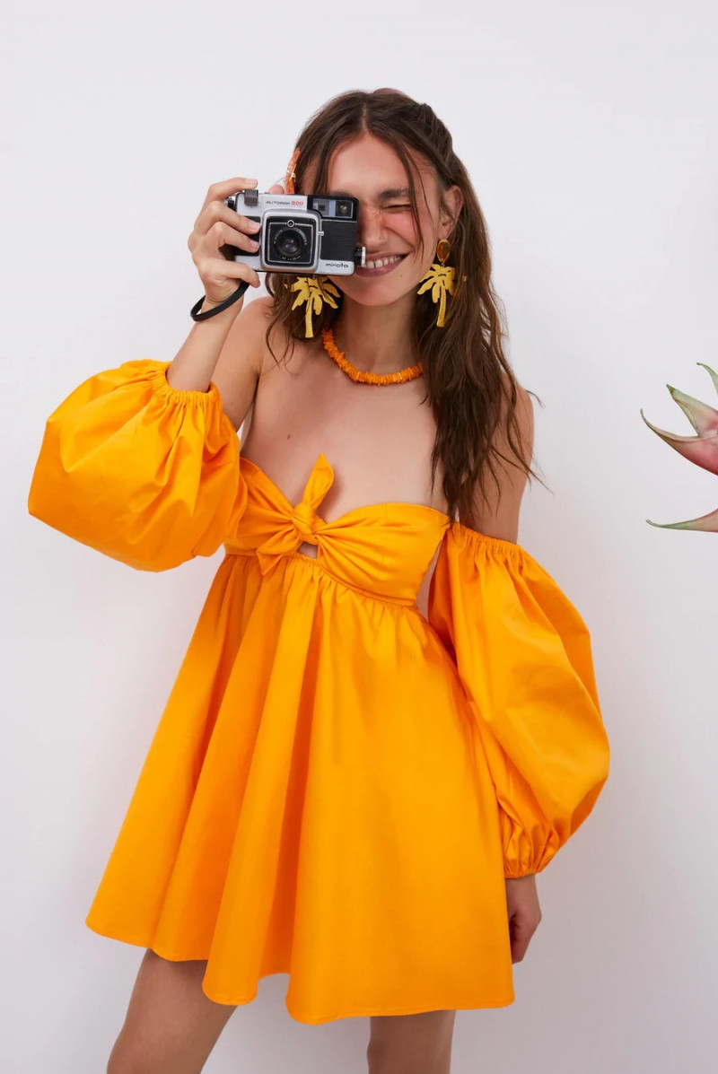 Alissa Sugawara featured in  the For Love & Lemons lookbook for Resort 2023