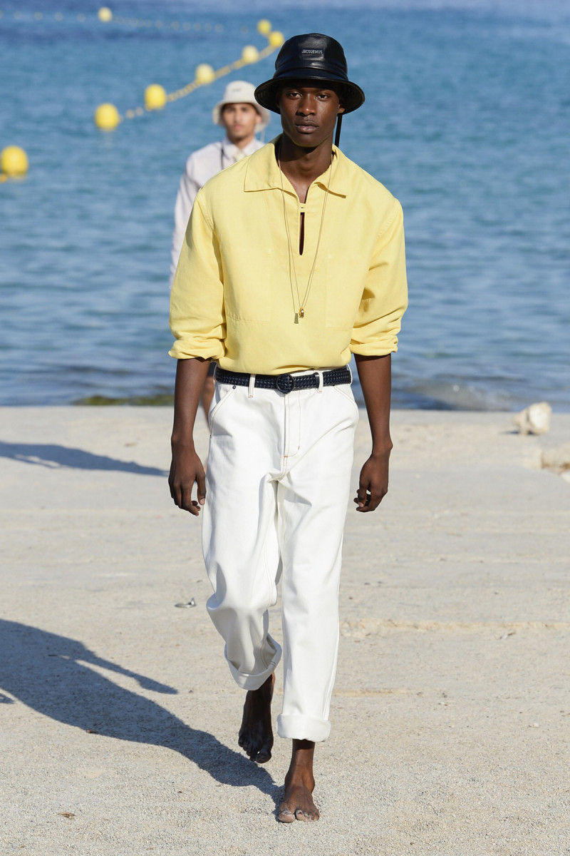 Rachide Embaló featured in  the Jacquemus fashion show for Spring/Summer 2019
