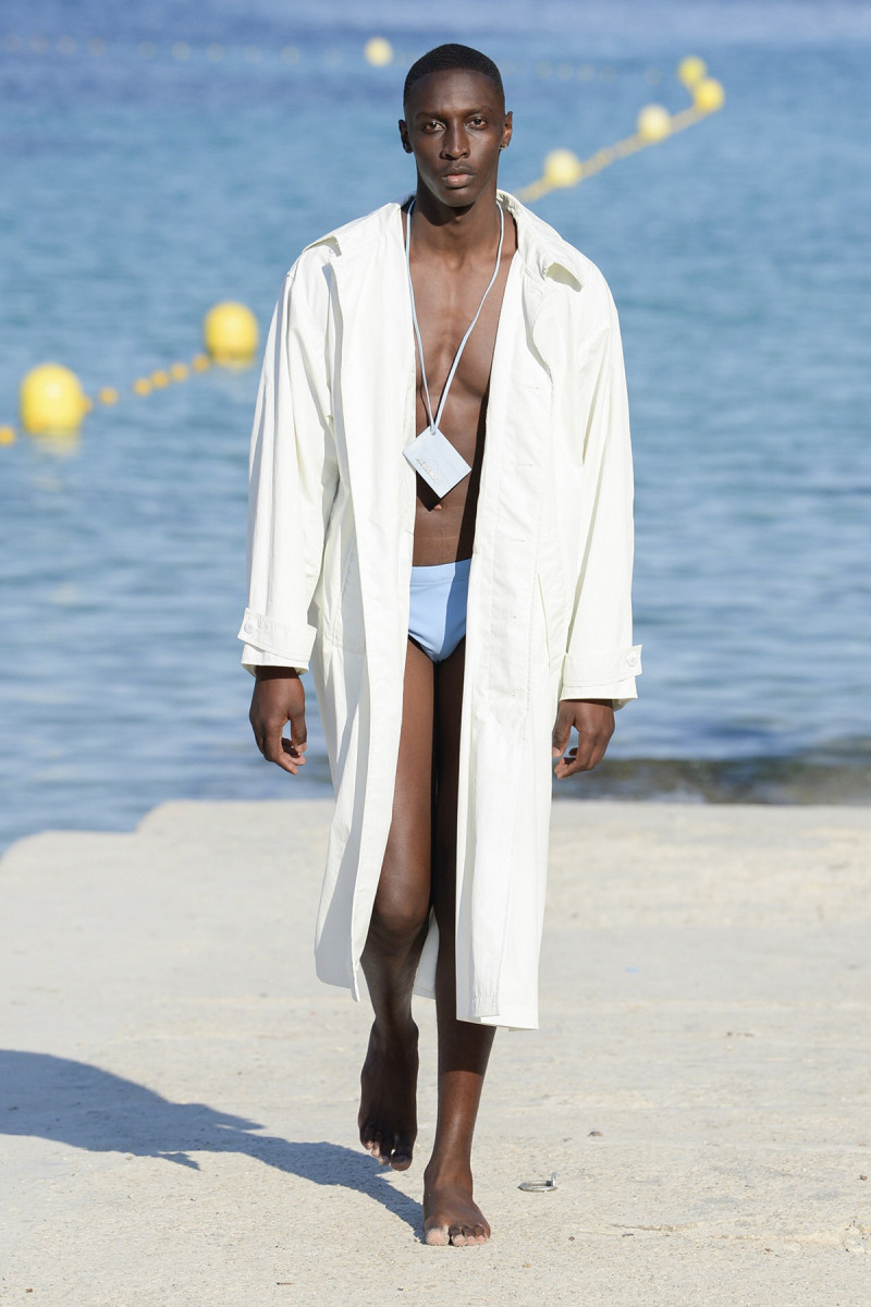 Yannick Sylla featured in  the Jacquemus fashion show for Spring/Summer 2019