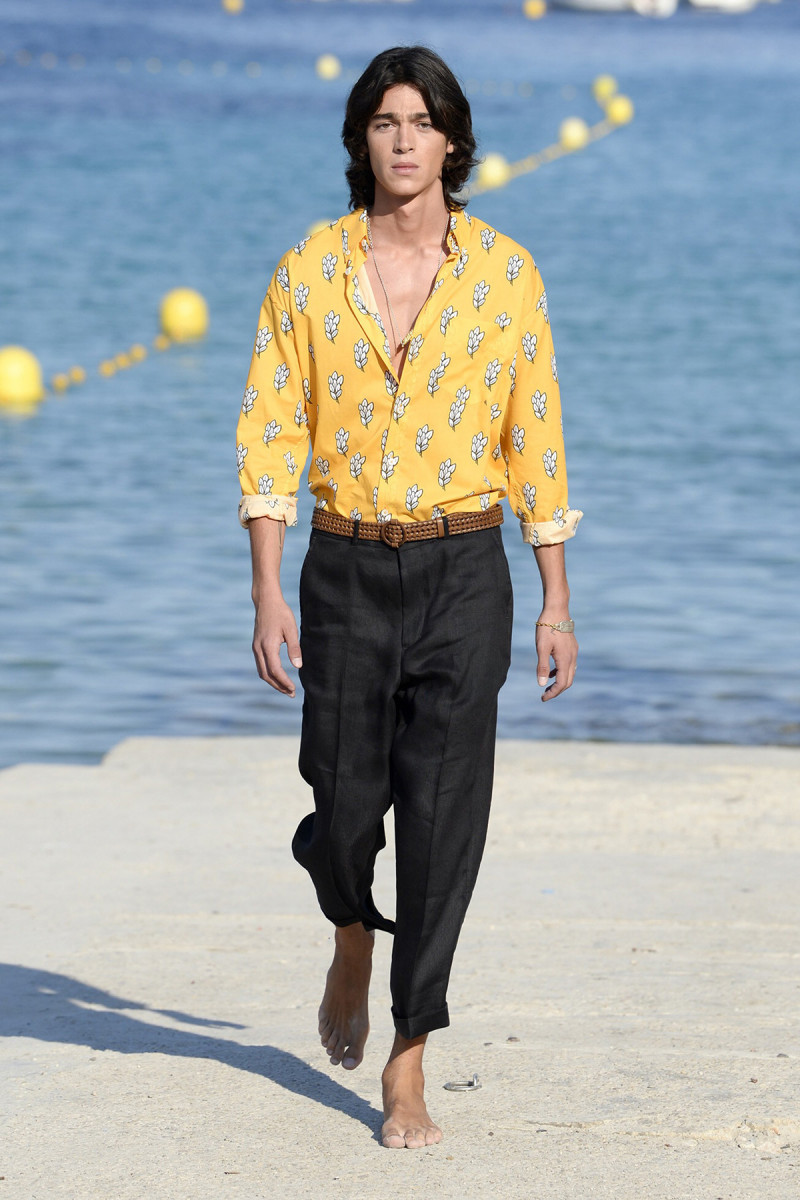 Matthias El Koulali featured in  the Jacquemus fashion show for Spring/Summer 2019