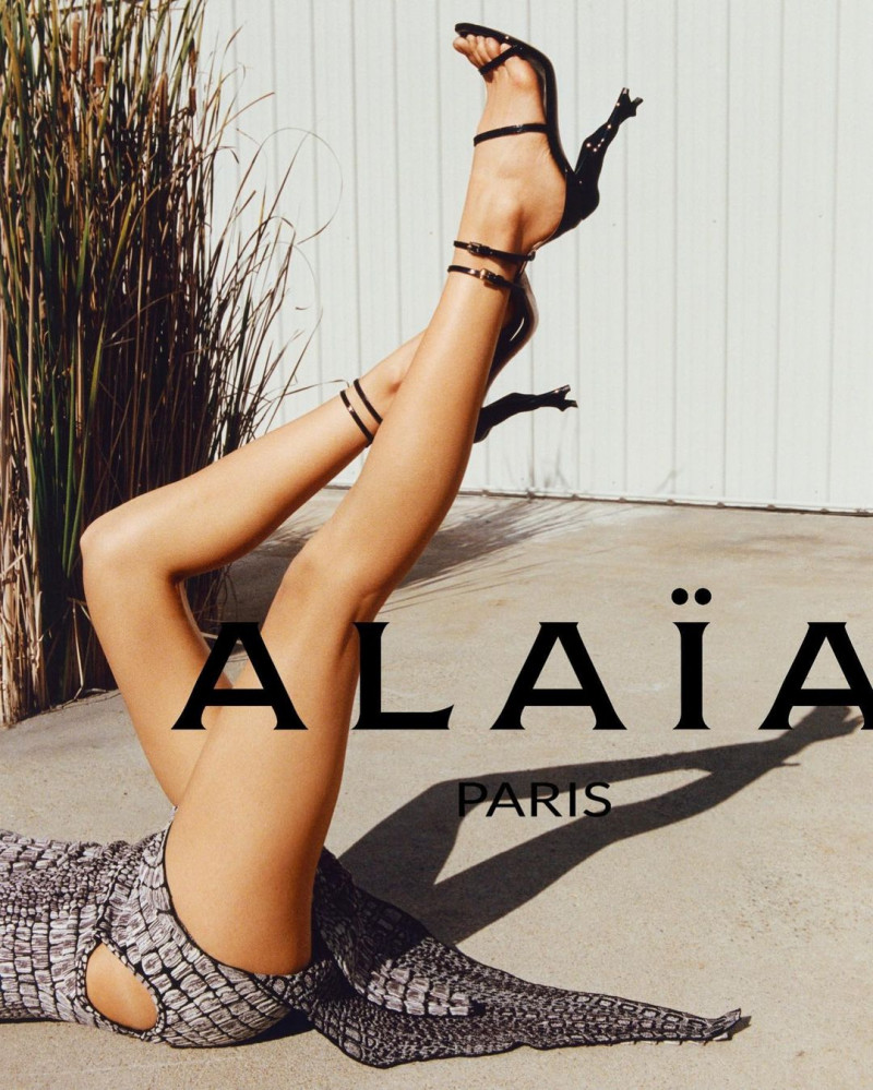 Kaia Gerber featured in  the Alaia Winter/Spring 2023 featuring Kaia Gerber advertisement for Spring 2023