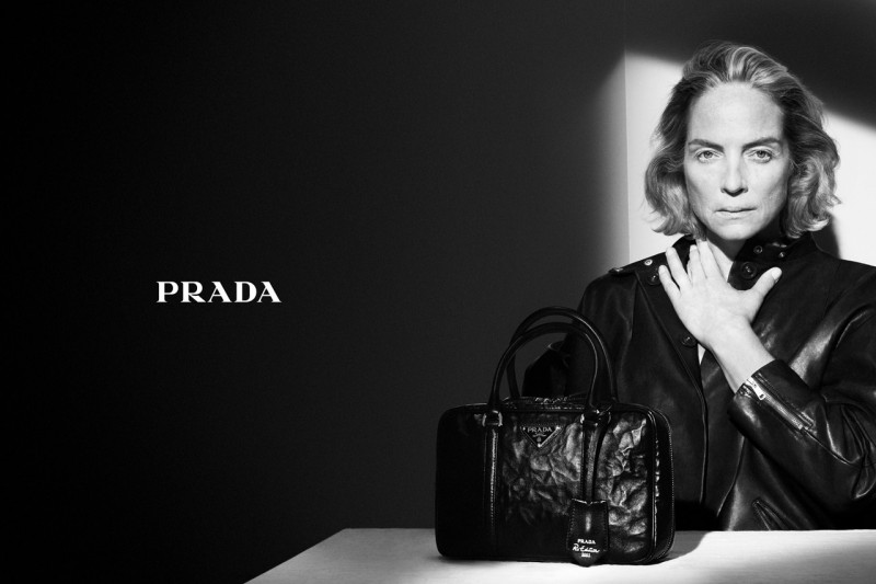 Rachel Williams featured in  the Prada Touch Of Crude advertisement for Spring/Summer 2023