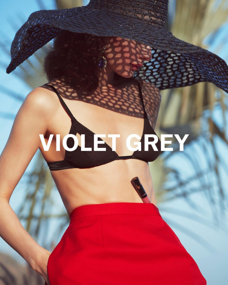 Renata Gubaeva featured in  the Violet Grey advertisement for Resort 2023