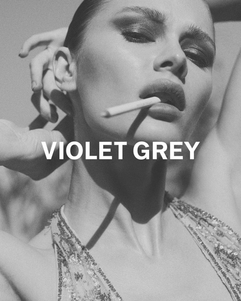 Renata Gubaeva featured in  the Violet Grey advertisement for Resort 2023