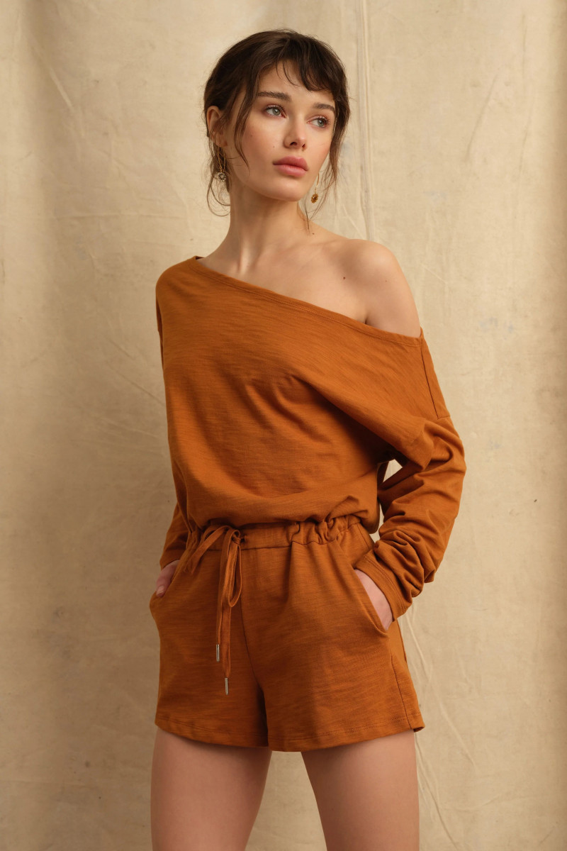 Renata Gubaeva featured in  the Marissa Webb lookbook for Pre-Fall 2021