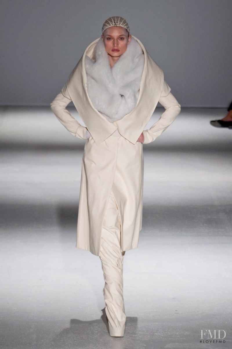 Svetlana Zakharova featured in  the Gareth Pugh fashion show for Autumn/Winter 2014