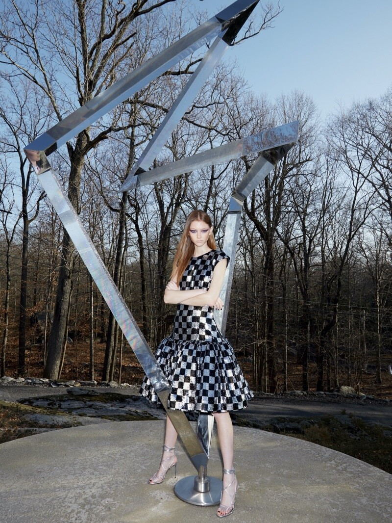 Sara Grace Wallerstedt featured in  the Bergdorf Goodman advertisement for Spring/Summer 2020