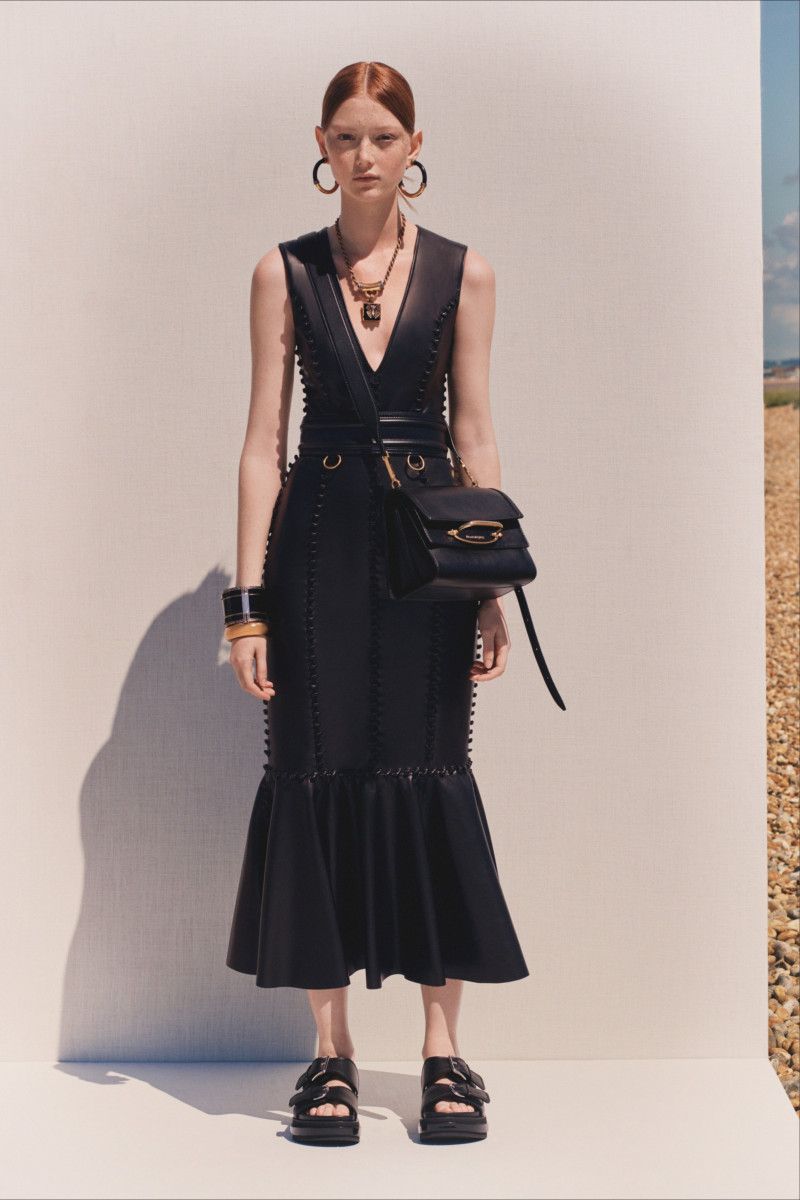 Sara Grace Wallerstedt featured in  the Alexander McQueen lookbook for Resort 2020