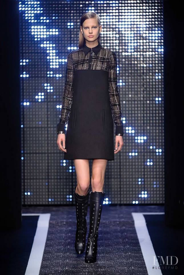 Elisabeth Erm featured in  the Maxime Simoëns fashion show for Autumn/Winter 2014