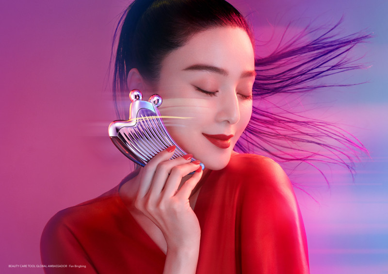 Fan Bing Bing featured in  the ReFa Beauty Care advertisement for Autumn/Winter 2018