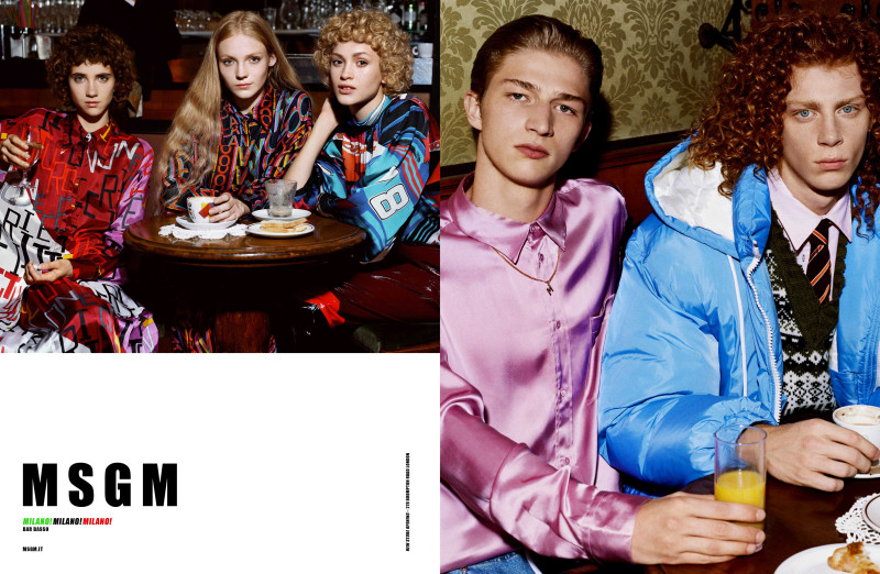 MSGM advertisement for Autumn/Winter 2018