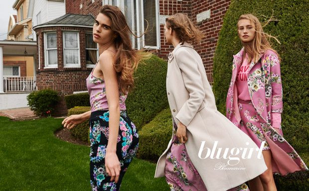 Marland Backus featured in  the be Blugirl advertisement for Autumn/Winter 2018