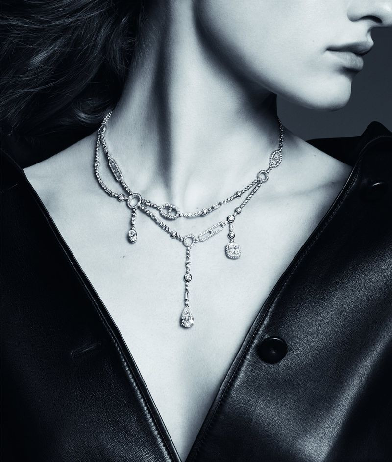 Felice Noordhoff featured in  the Hermès Enchainements Libre Haute Jewerly  advertisement for Autumn/Winter 2018