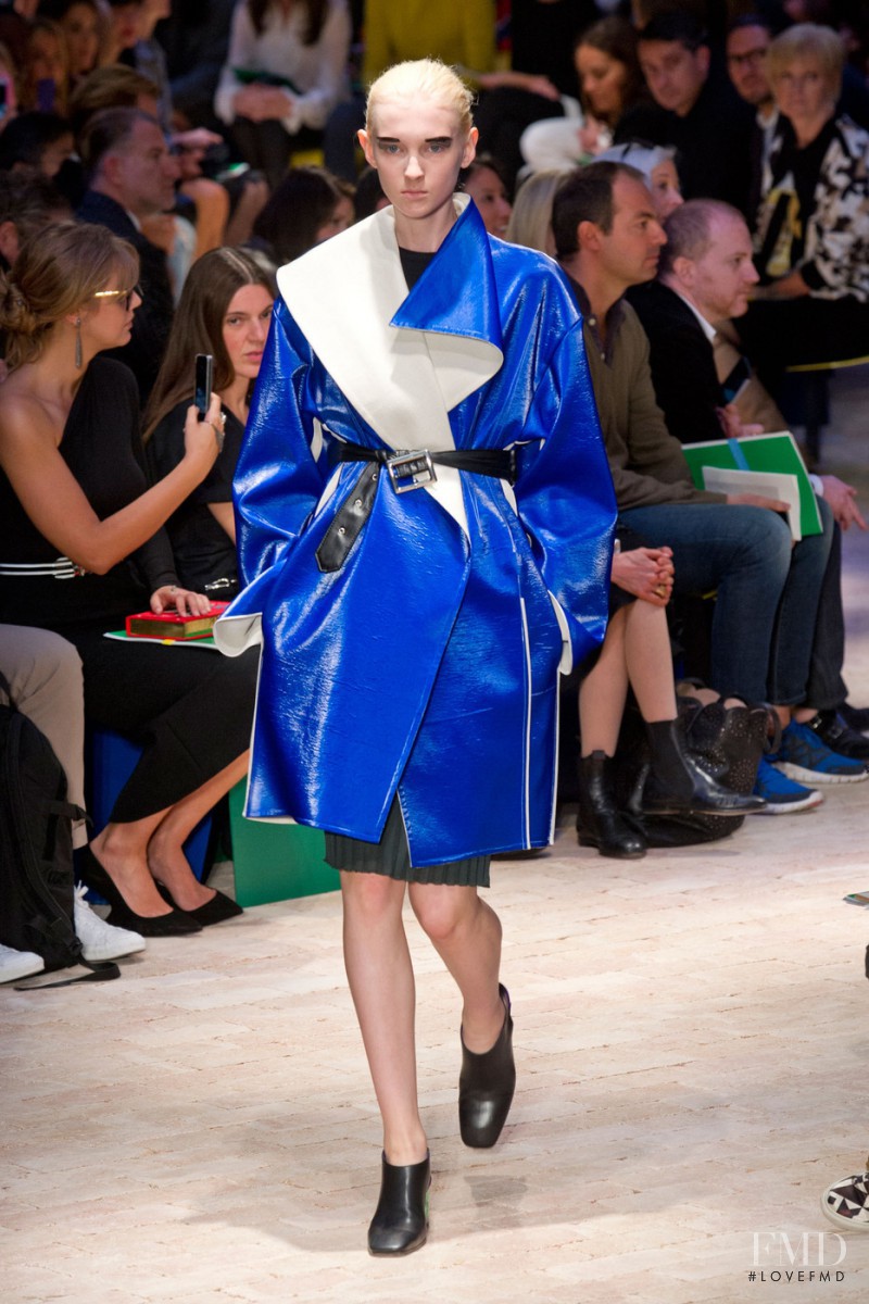 Nastya Sten featured in  the Celine fashion show for Spring/Summer 2014