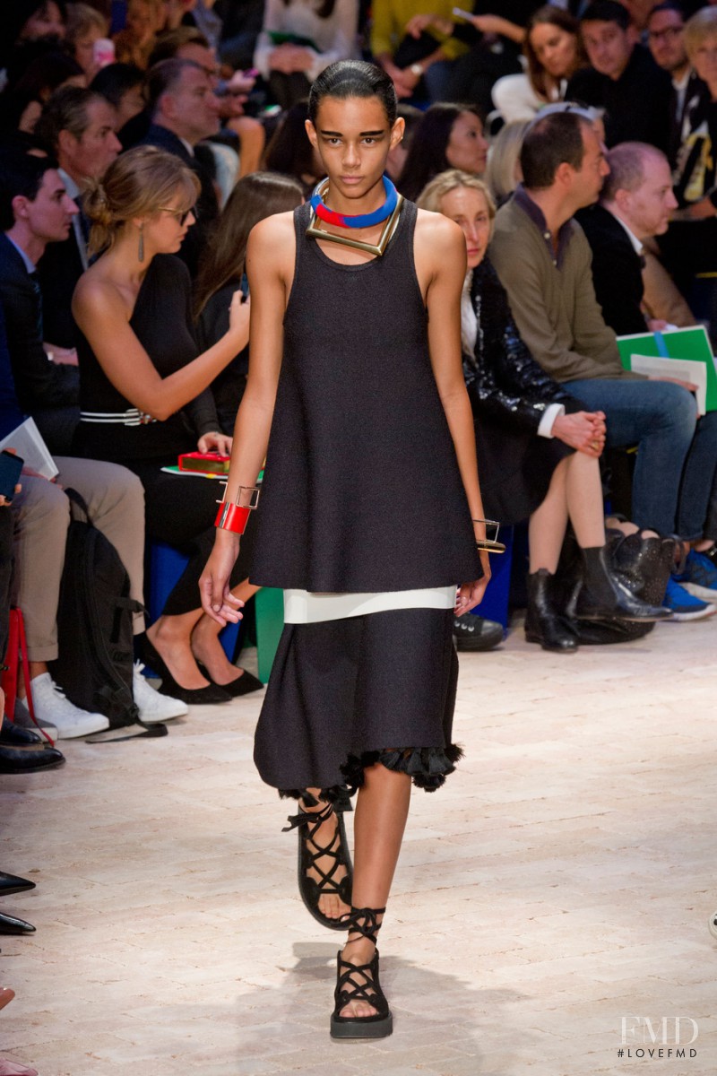 Binx Walton featured in  the Celine fashion show for Spring/Summer 2014