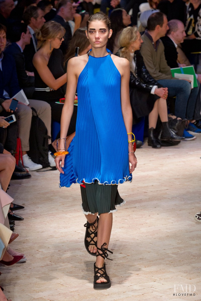 Muriel Beal featured in  the Celine fashion show for Spring/Summer 2014